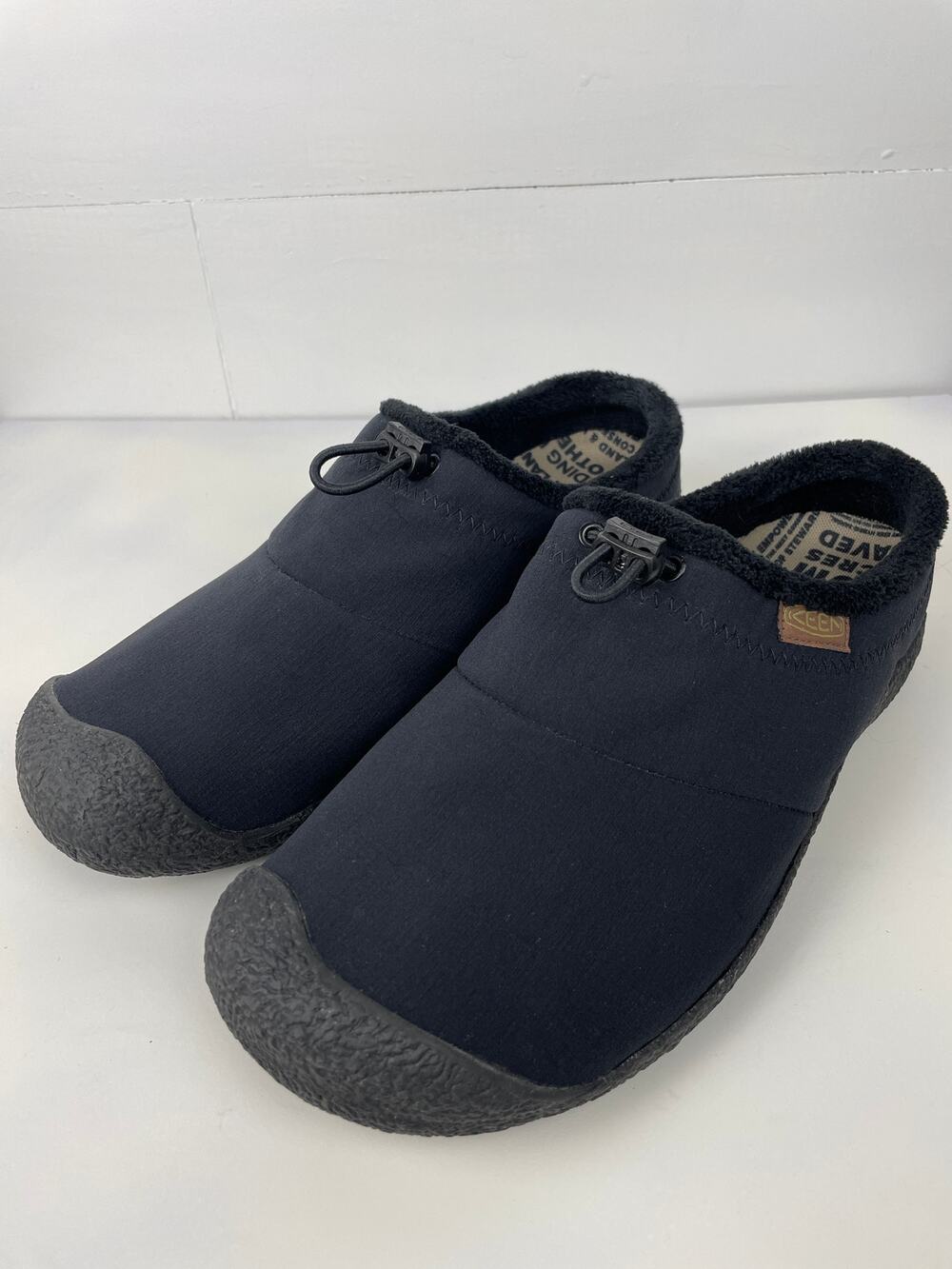 KEEN Men's Howser III Slide Slippers Black Recycled Size 8.5 US Gorpcore Clog
